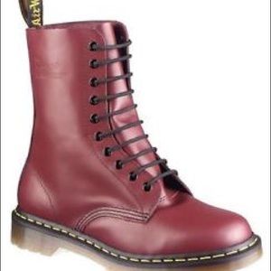Burgundy Doc Martens
